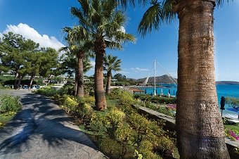 Elounda bay, hotel île de Crète, Grèce